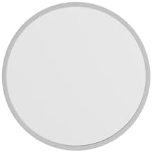 Merrick Lane Monaco Round Accent Wall Mirror - Silver Frame - 16 Inches 1
