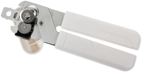 KitchenCraft Multi-Function Can Opener with Bottle Cap Remover 18cm WhiteSilver