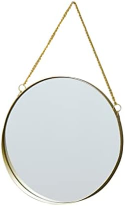 Angoily Wall Makeup Mirror Round Hanging Beauty Mirror