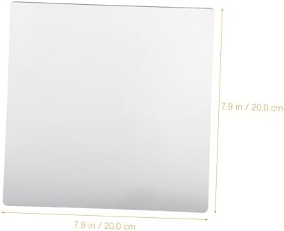 PRETYZOOM Non-Breakable Self-Adhesive Wall Mirror for Vanity
