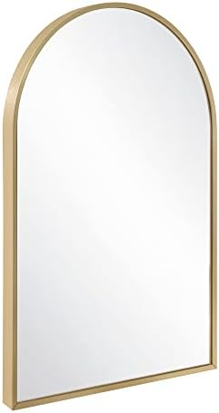 Design House Maeve Arched Wall Mirror 30 x 20 Gold