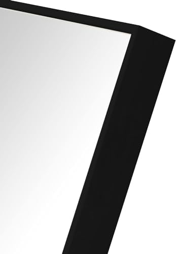 LuxyDecor Wall Mirror 40x24 Thin Black