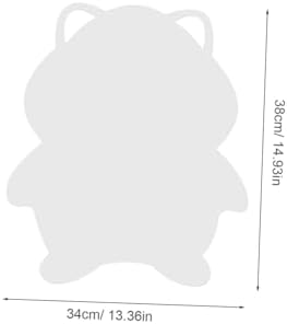 Vaguelly Hamster Shaped Wall Mirror No Drilling