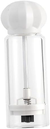 SiaBiced Clear Seasoning Grinder Set - White
