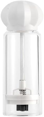 SiaBiced Clear Seasoning Grinder Set - White