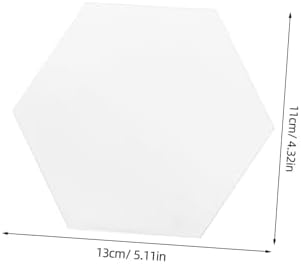 RORPOIR Acrylic Hexagon Wall Mirror