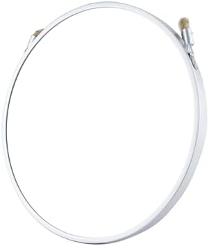 Round Minimalist Wall Mirror with Silver Rope Frame