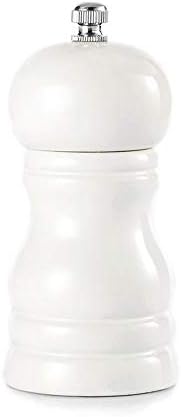 Gaone Salt Pepper Grinder Set - Smooth Ceramic with Wooden Body