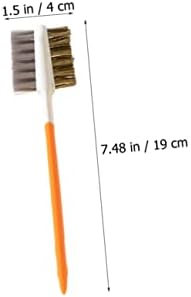 Alipis 3 Pcs Double-Ended Gas Stove Cleaning Brush