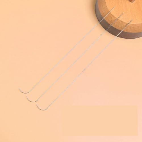 3Pc Silver Stainless Beading Needles for Jewelry Making