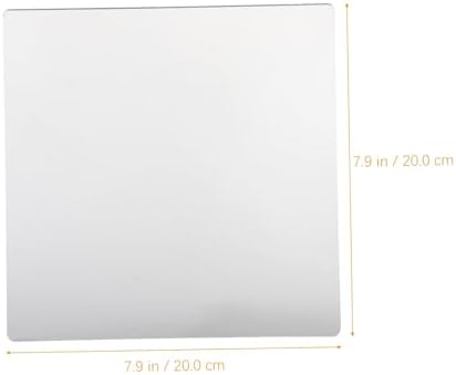 GOOHOCHY Adhesive Mirror Set for Home and Dorm