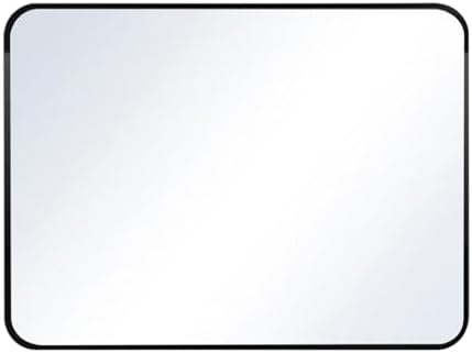 TZUFA Rectangle Wall Mirror Black 40x60CM157x236IN