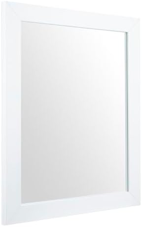 BOMINICA 12x16 Inch Framed Wall Mirror White