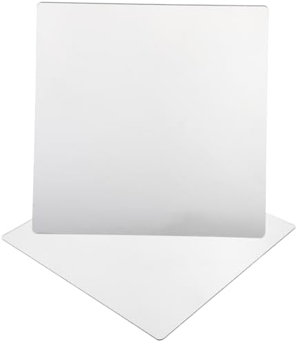 PRETYZOOM Non-Breakable Self-Adhesive Wall Mirror for Vanity