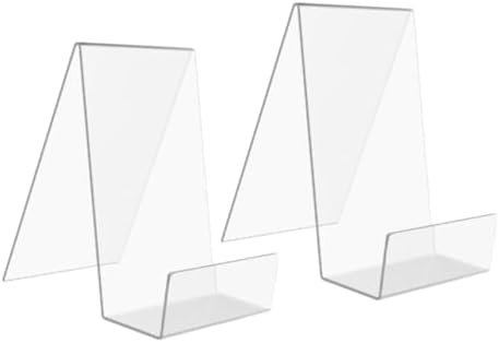 Modern Acrylic Book Rack for Easel and Desk Display