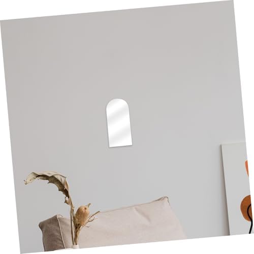 Black Acrylic Irregular Wall Mirror for Vanity and Home Office