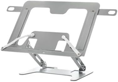 Adjustable Foldable Cookbook Stand with Page Clips