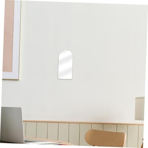 Black Acrylic Irregular Wall Mirror for Vanity and Home Office