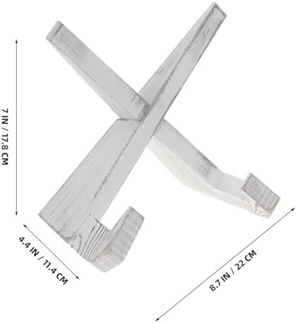 VOSAREA Wooden Book Holder Stand for Desk Kitchen
