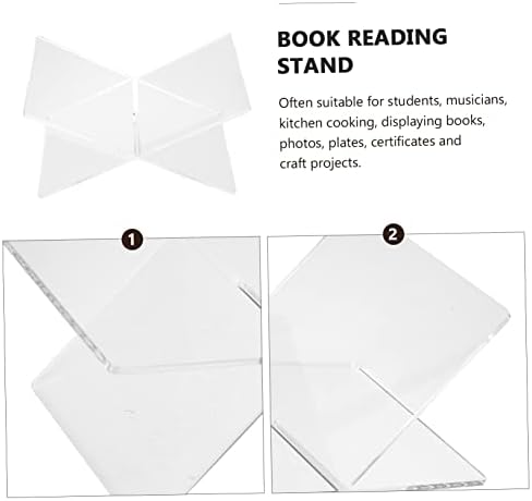 SEWACC Acrylic Quran Book Holder Stand