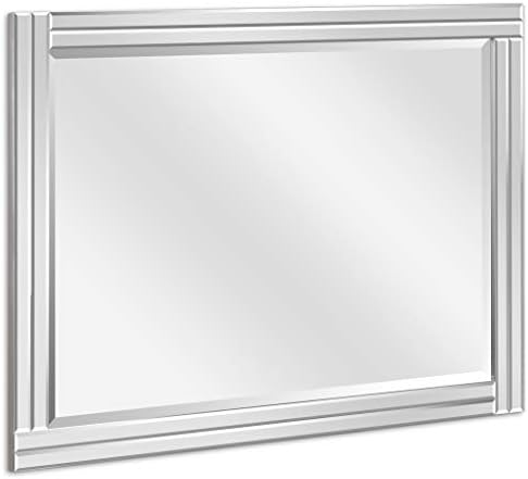 Empire Art Direct Modern Stepped Rectangle Wall Mirror 30x40