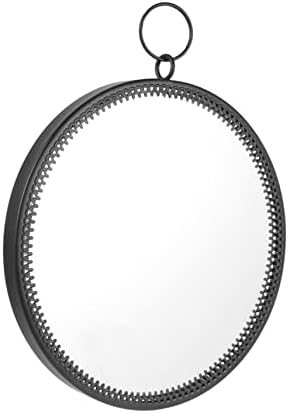 COSMEVIVI Round Black Wall Hanging Mirror 1