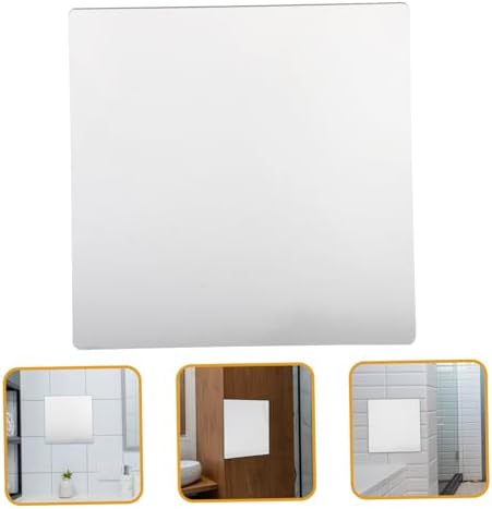 GOOHOCHY Adhesive Mirror Set for Home and Dorm