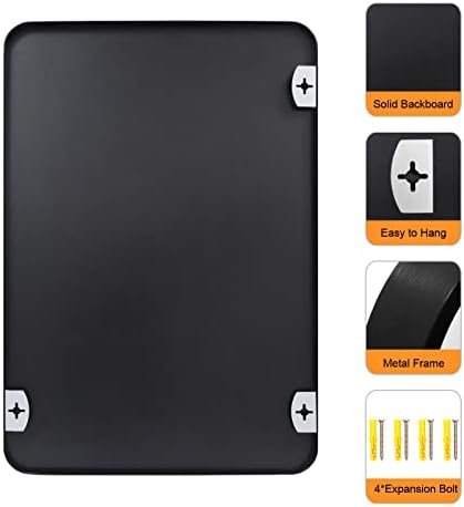 ARTWIND 40x30 Inch Modern Wall Mirror with Black Frame