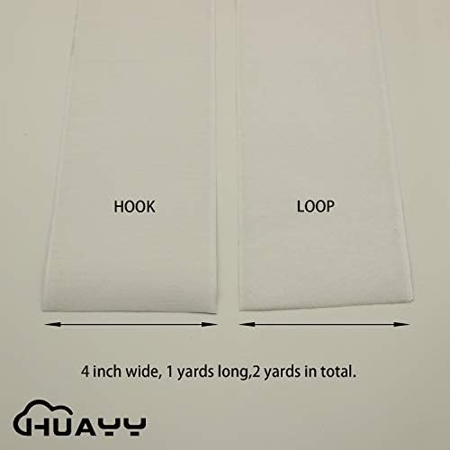 4 Inches Width 1 Yards Length Hook Loop Fastener Sheets