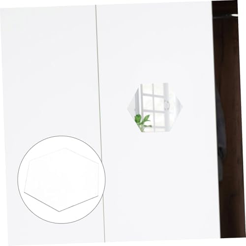 RORPOIR Acrylic Hexagon Wall Mirror
