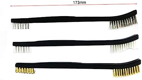 Double Ends Brass Brush Cleaning Kit for Kitchen 1