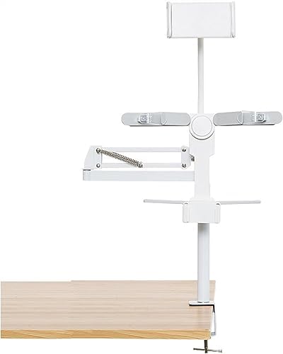 Tablet Floor Stand Holder with Clip and Remote Light