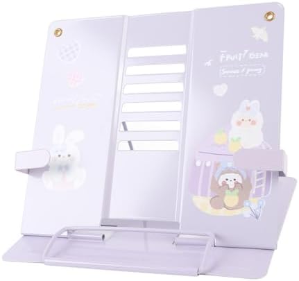Readaeer Book Stand with Cute Rabbit Pattern