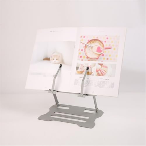 Adjustable Cookbook Stand for Kitchen Table Reading 1