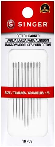 SINGER Hand Sewing Needles Set - 10pc Assorted Sizes
