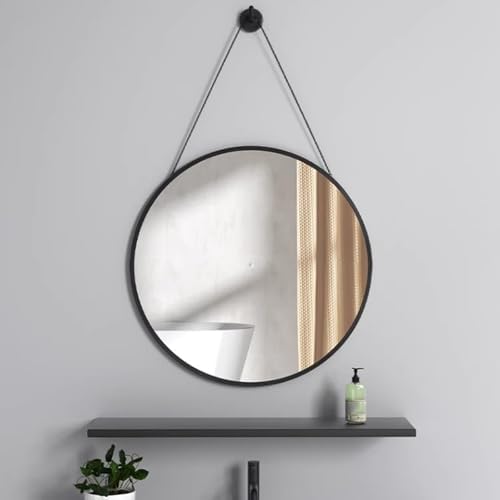 FLIPP 30cm Wall Mounted Mirror with Black Frame