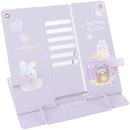 Readaeer Book Stand with Cute Rabbit Pattern