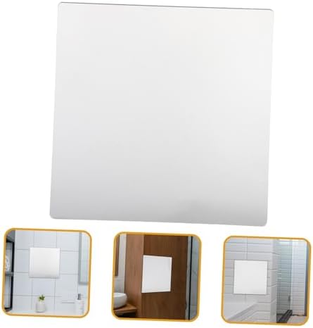 PRETYZOOM Non-Breakable Self-Adhesive Wall Mirror for Vanity