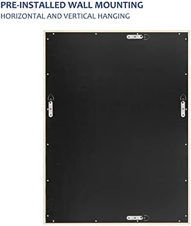 H-A 32x24 Framed Wall Mirror for Bedroom