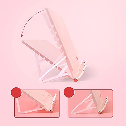 Yuidaaavzz Foldable Book Stand for Kitchen and Office White 1