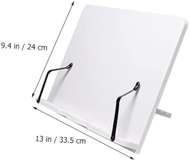 VILLCASE Adjustable Wood Book Stand for Cookbooks and Notebooks
