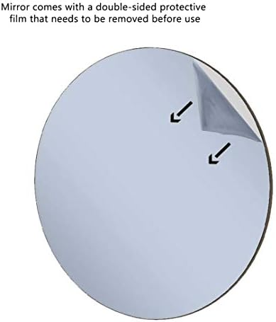 Marketing Holders Round 7 Inch Acrylic Mirror Tiles