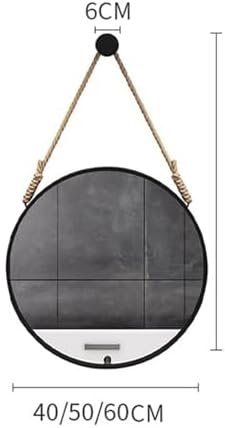 FLIPP Bathroom Mirror with Adjustable Hemp Rope Lanyard