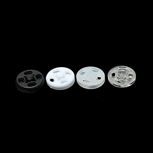 RAYNAG 90 Set Clear Plastic Snap Buttons Kit