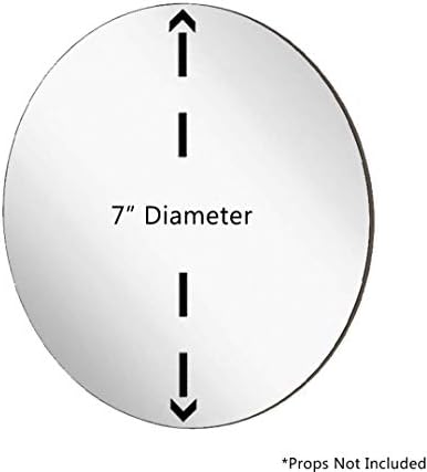 Marketing Holders Round 7 Inch Acrylic Mirror Tiles