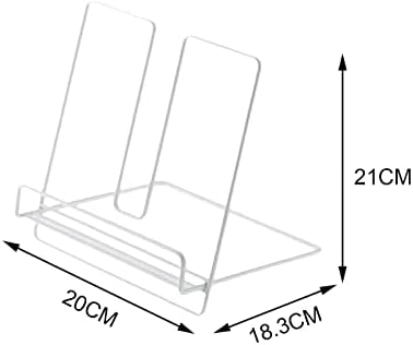 FytStycale Sleek Metal Stand for Cookbooks White