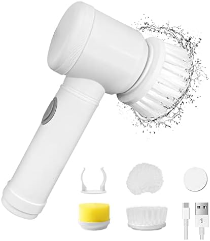 BTRICL Electric Cleaning Scrubber with 3 Brush Heads 1