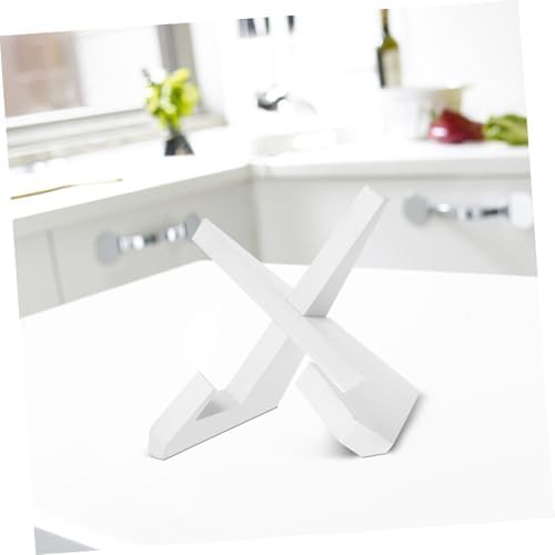 X Shape Wooden Cookbook Stand for Kitchen