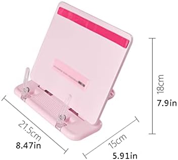 Yuidaaavzz Foldable Book Stand Holder - Adjustable Reading Stand for Home Office Use