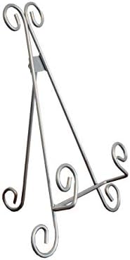 Heavy Duty Silver Curved Book Stand